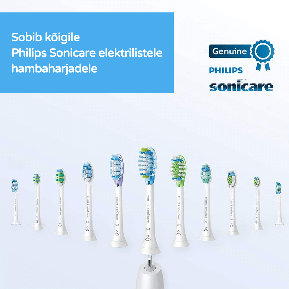 Philips Sonicare Premium Plaque Defence C3 hambaharja otsikud HX9042/87 (VALGE, 2 tk) – Kuva 5