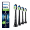 Philips Sonicare Optimal White W2 -harjaspäät HX6064/88 (MUSTA, 4 kpl)