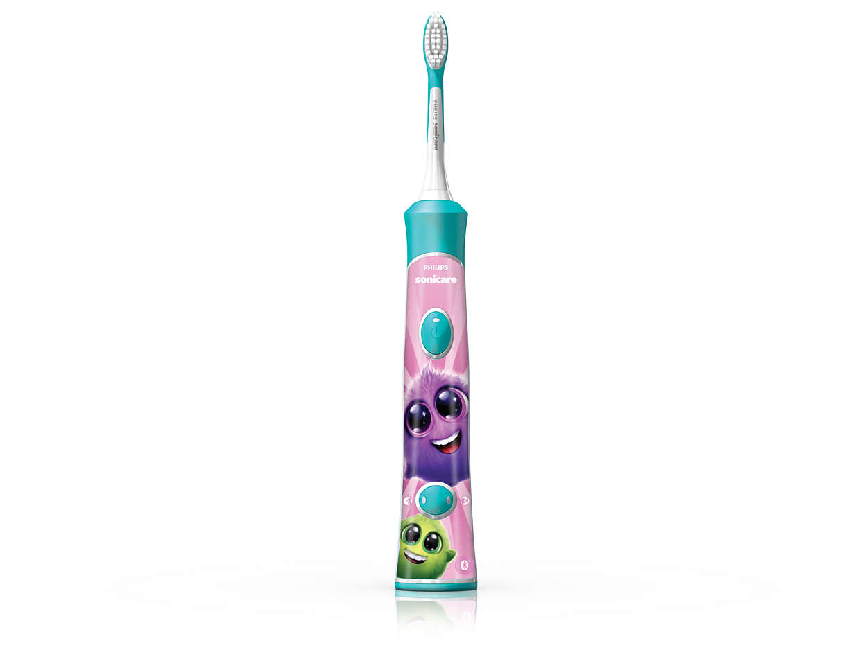 Philips Sonicare FOR KIDS sähköhammasharja lastele (al. 3a) HX6321/04 - 1 harjapea, 2 intensiivsuse ja mobiiliäpiga – Kuva 7