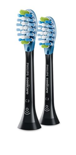 Philips Sonicare Premium Plaque Defence C3 pehme äärega hambaharja otsikud HX9042/88 (MUST, 2 tk) – Kuva 2