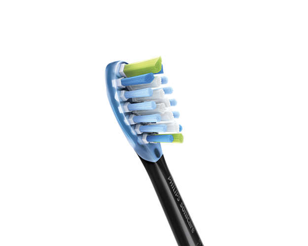 Philips Sonicare Premium Plaque Defence C3 pehme äärega hambaharja otsikud HX9042/88 (MUST, 2 tk) – Kuva 3