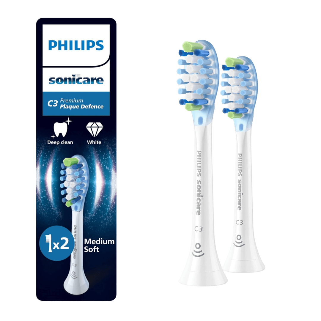 Philips Sonicare Premium Plaque Defence C3 -harjaspäät HX9042/87 (VALKOINEN, 2 kpl)