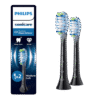 Philips Sonicare Premium Plaque Defence C3 -harjaspäät pehmeällä reunalla HX9042/88 (MUSTA, 2 kpl)