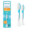Philips Sonicare For KIDS (7+) -lasten vaihtoharjat, vakiokoko (pehmeät), HX6042/90 (2 kpl)