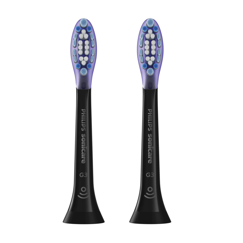 Philips Sonicare Premium Gum Care G3 hambaharja otsikud igemetele HX9052/88 (MUST, 2 tk) – Kuva 2