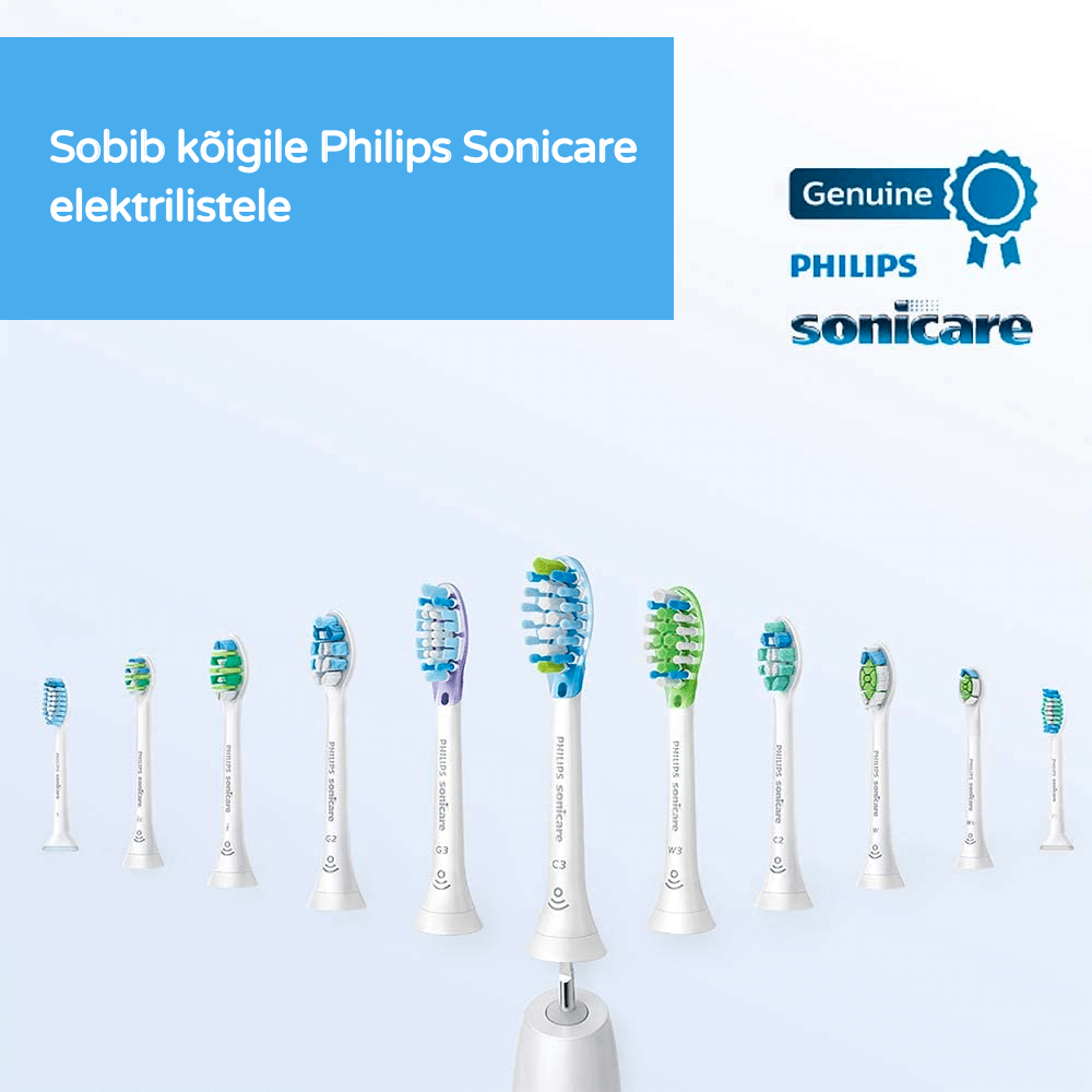 Philips Sonicare Premium Gum Care G3 hambaharja otsikud igemetele HX9052/87 (VALGE, 2 tk) – Kuva 8