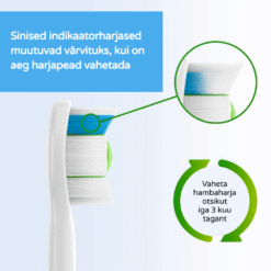 Philips Sonicare Optimal White W2 hambaharja otsikud HX6068/87 (VALGE, 8 tk) – Kuva 5