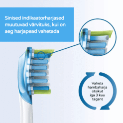 Philips Sonicare Premium Plaque Defence C3 hambaharja otsikud HX9044/88 (MUST, 4 tk) – Kuva 7