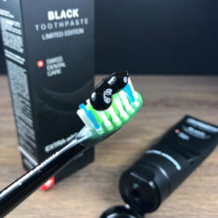Dentissimo Extra Whitening BLACK 75ML valgendav hambapasta (aktiveeritud söega) – Kuva 2