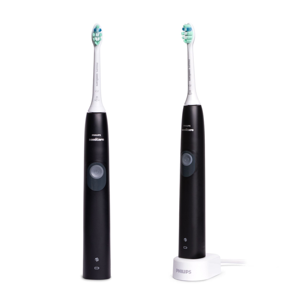 Philips Sonicare ProtectiveClean 4300 seeria HX6800/35 MUST + ROOSA komplekt (2 käepidet, 2 harjapead + 2 reisivutlarit) – Kuva 5