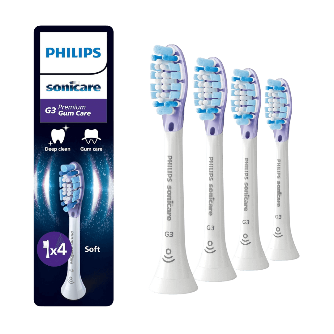 Philips Sonicare Premium Gum Care G3 hambaharja otsikud igemetele HX9054/87 (VALGE, 4 tk)