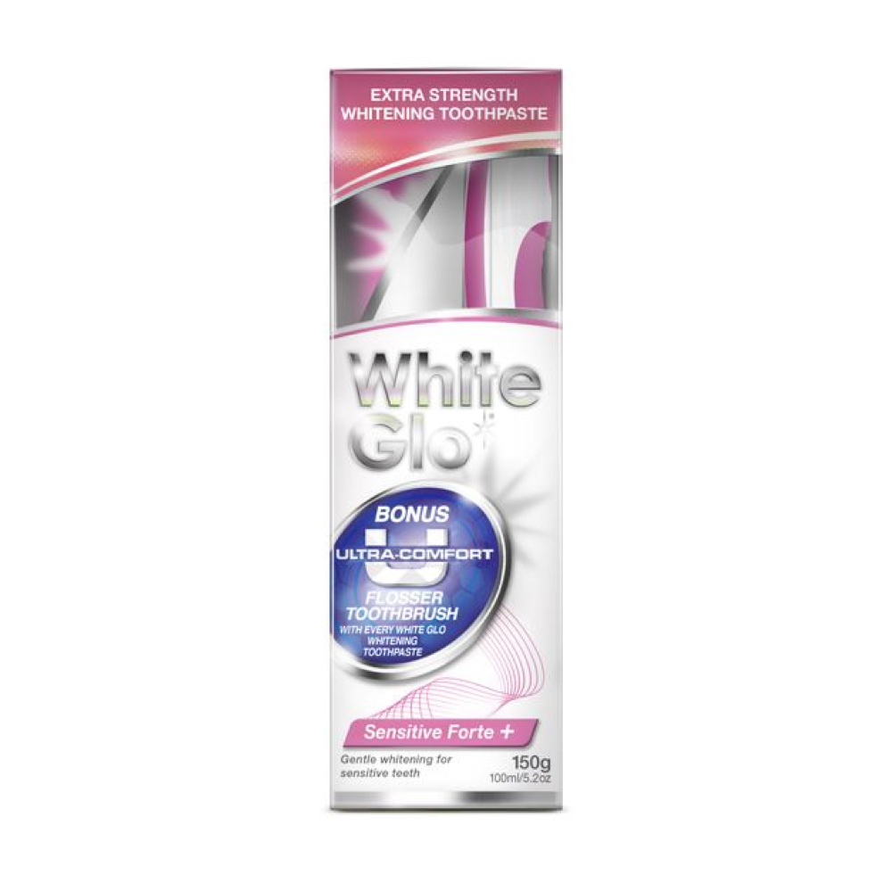 White Glo Sensitive Forte+ -hammastahna herkille hampaille 100 ml