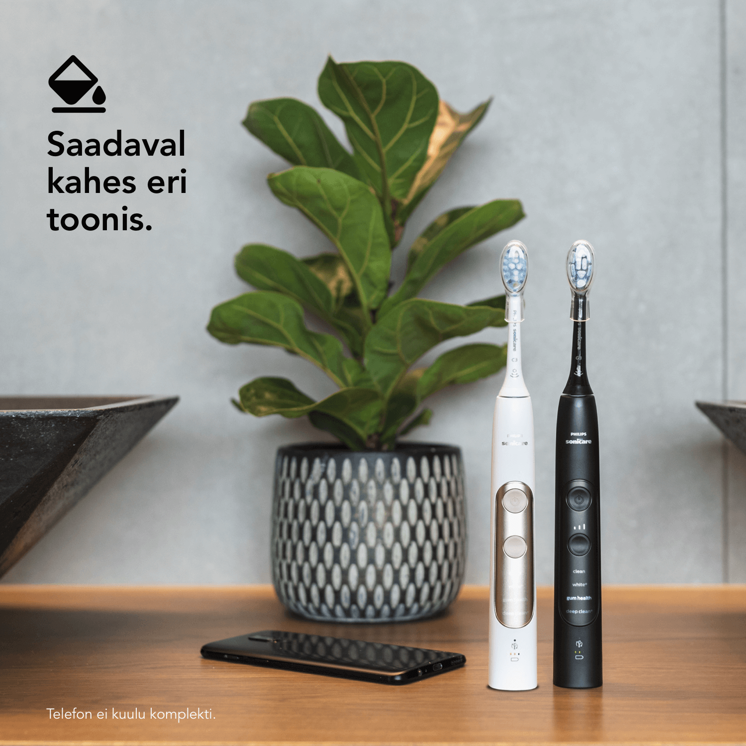 Philips Sonicare ExpertClean 7500 seeria MUST (HX9631) 4 režiimi, 3 intensiivsuse, surveanduri ja äpiga – Kuva 8
