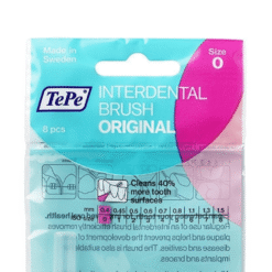 TePe 0,4 mm hambavaheharjad ROOSA (0 suurus, 8 tk pakis - interdentaalhari) – Kuva 2