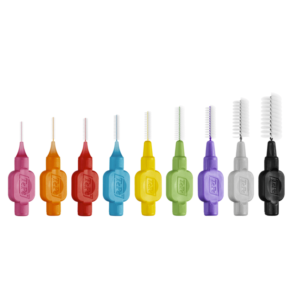 TePe 0,8 mm hambavaheharjad ROHELINE (5 suurus, 8 tk pakis - interdentaalhari) – Kuva 2