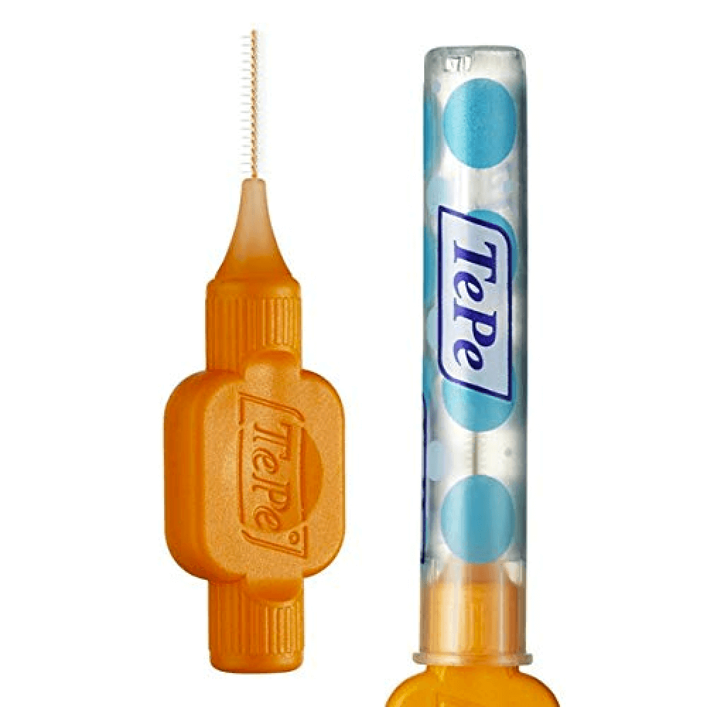 TePe 0,45 mm hambavaheharjad ORANŽ (1 suurus, 8 tk pakis - interdentaalhari) – Kuva 3