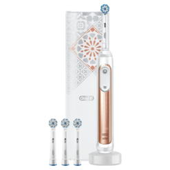 Oral-B Genius X 20000N Rose Gold LUX Edition sähköhammasharja surveanduriga (6 režiimi, 4 harjapead) – Kuva 2