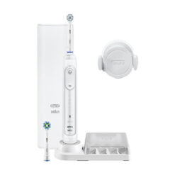 Oral-B GENIUS 10000 sähköhammasharja surveanduriga VALGE (6 režiimi, 2 harjapead) + Reisikarp – Kuva 2