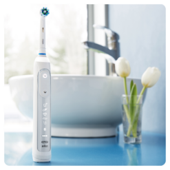 Oral-B GENIUS 10000 sähköhammasharja surveanduriga VALGE (6 režiimi, 2 harjapead) + Reisikarp – Kuva 5