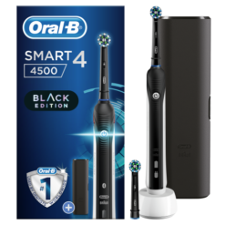 Oral-B SMART 4500 MUST sähköhammasharja surveanduriga (3 režiimi, 2 harjapead + Reisivutlar)