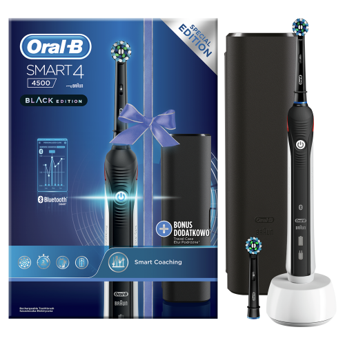 Oral-B SMART 4500 MUST sähköhammasharja surveanduriga (3 režiimi, 2 harjapead + Reisivutlar) – Kuva 2