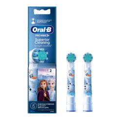 Oral-B PRO Kids 3+ FROZEN -vaihtoharjaspäät lapsille, erittäin pehmeät (EB10S-2, 2 kpl)