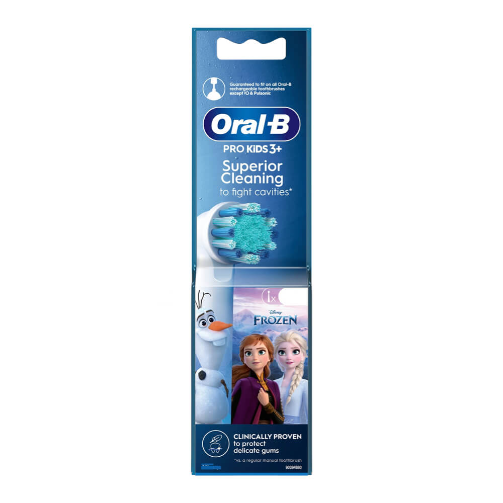 Oral-B PRO Kids 3+ FROZEN laste ülipehmed hambaharja otsikud (EB10S-4, 4tk) – Kuva 3