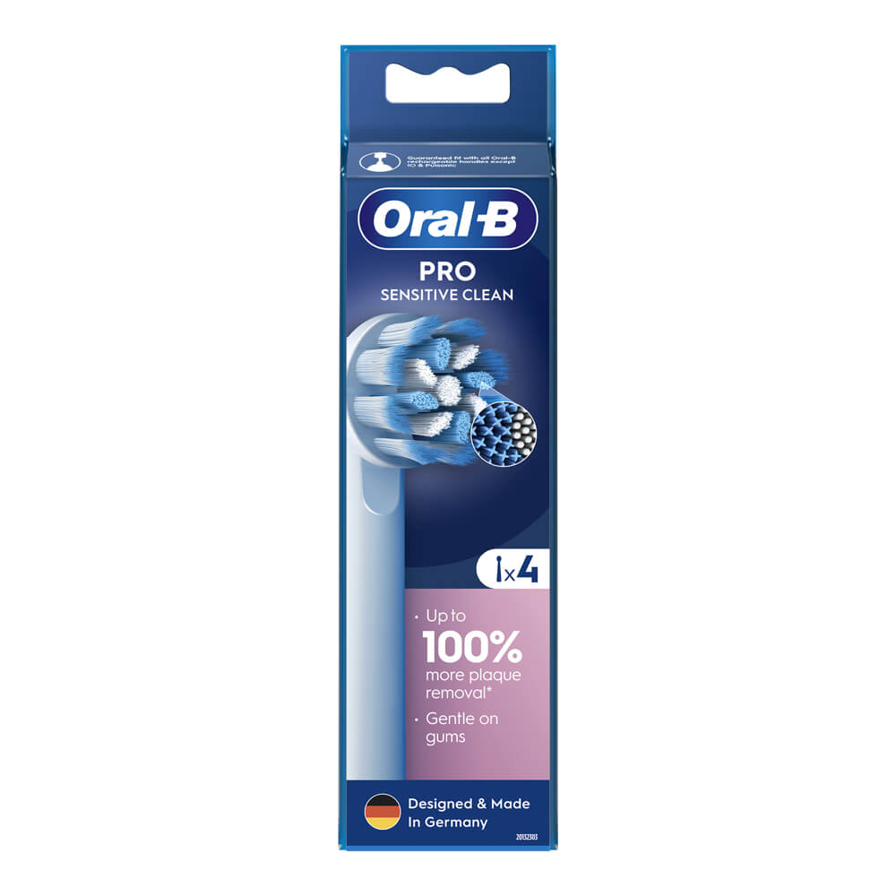 Oral-B SENSITIVE CLEAN Pro pehmed hambaharja otsikud (EB60-4, 4tk) – Kuva 3