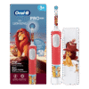 Oral-B Vitality Pro LION KING -sähköhammasharja lapsille 3-vuotiaasta alkaen (2 harjaustilaa) + matkapussi
