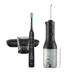 Philips Sonicare DiamondClean 9000 HX3886/43 sähköhammasharja + Power Flosser 3000 veeprits (MUST) – Kuva 2