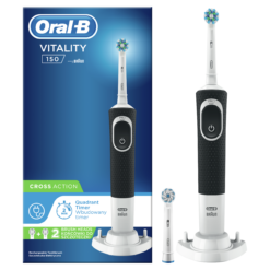 Oral-B Vitality 150 Cross Action sähköhammasharja taimeri ja 2 harjapeaga (MUST) – Kuva 6
