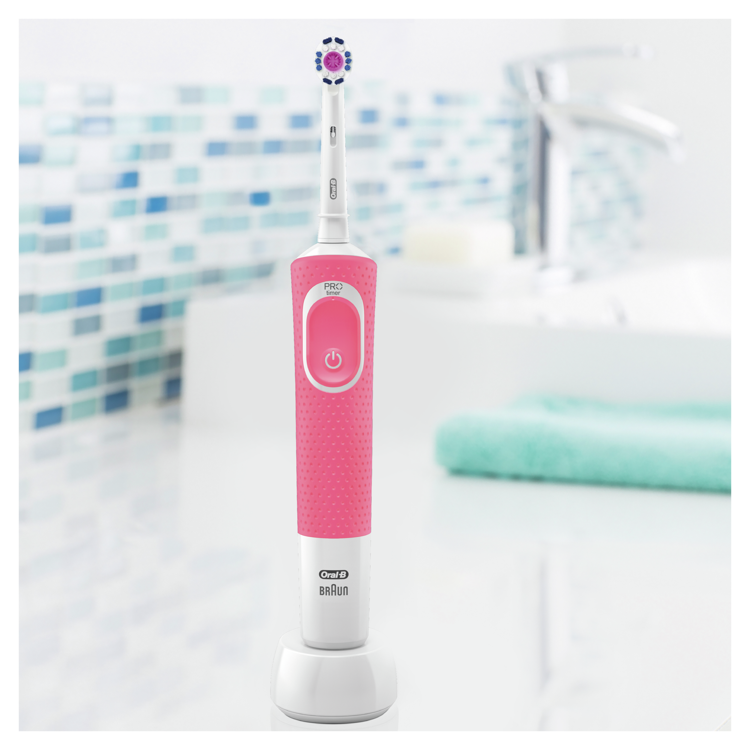 Oral-B Vitality 100 sähköhammasharja ROOSA (1 režiim) – Kuva 3