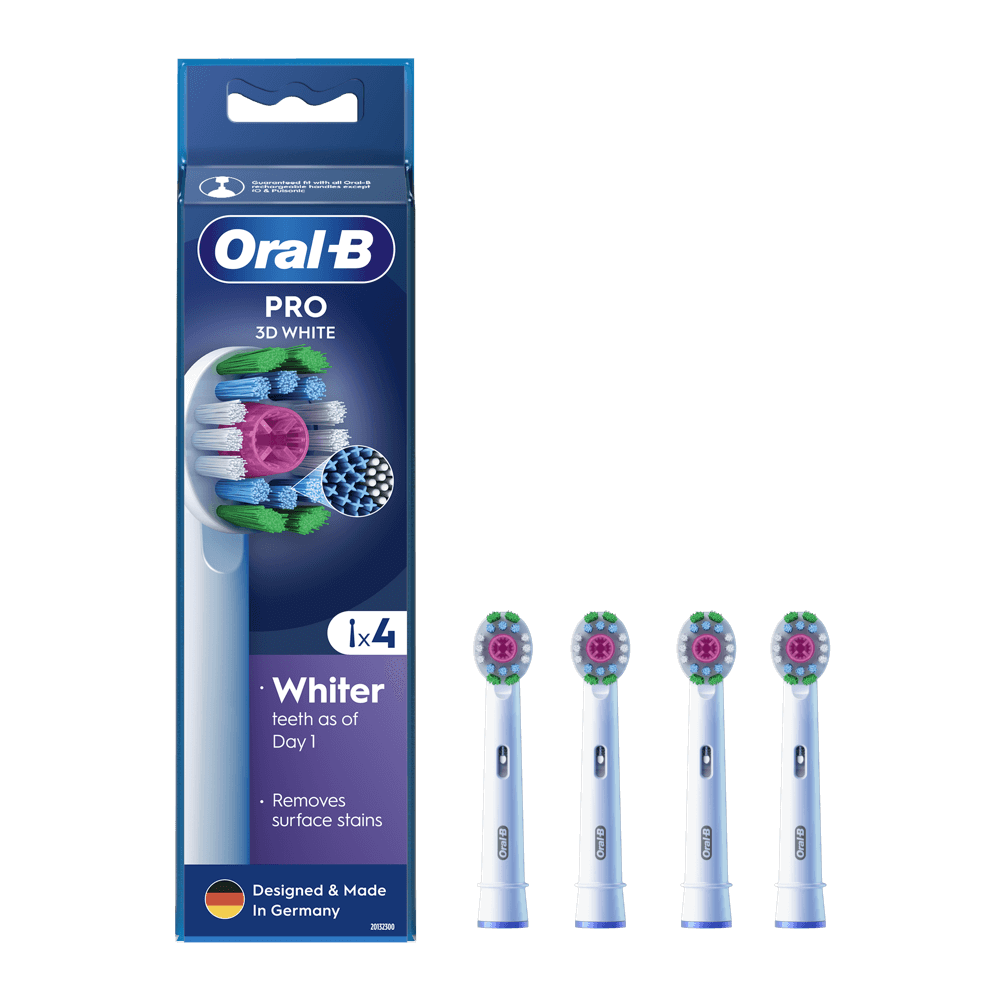 Oral-B 3D White Pro -valkaisevat harjaspäät (EB18-4, 4 kpl)