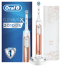 Oral-B GENIUS X 20100S Rose Gold -sähköhammasharja (paineanturilla, sovelluksella, 6 harjaustilalla ja 1 harjaspäällä)