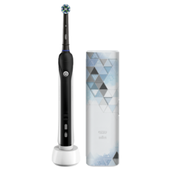 Oral-B PRO 1 / 750 sähköhammasharja koos surveanduri ja reisikarbiga (1 režiim, 1 harjapea - MUST) – Kuva 2