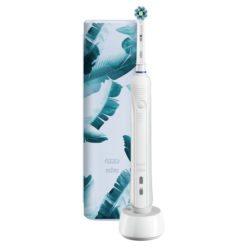 Oral-B PRO 1 / 750 sähköhammasharja koos surveanduri ja reisikarbiga (1 režiim, 1 harjapea - VALGE) – Kuva 2