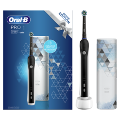 Oral-B PRO 1 / 750 sähköhammasharja koos surveanduri ja reisikarbiga (1 režiim, 1 harjapea - MUST) – Kuva 5