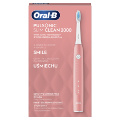 Oral-B Pulsonic SLIM Clean 2000 Pink Sensitive Sonic sähköhammasharja – Kuva 3