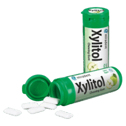 Miradent 100% Xylitol Omena -purukumi (30 g, 30 kpl/pakkaus)