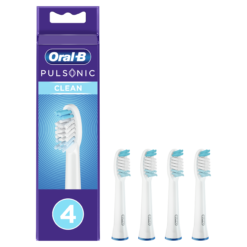 Oral-B PULSONIC Clean -harjaspäät, keskikova – Clean (SR32-4, 4 kpl)