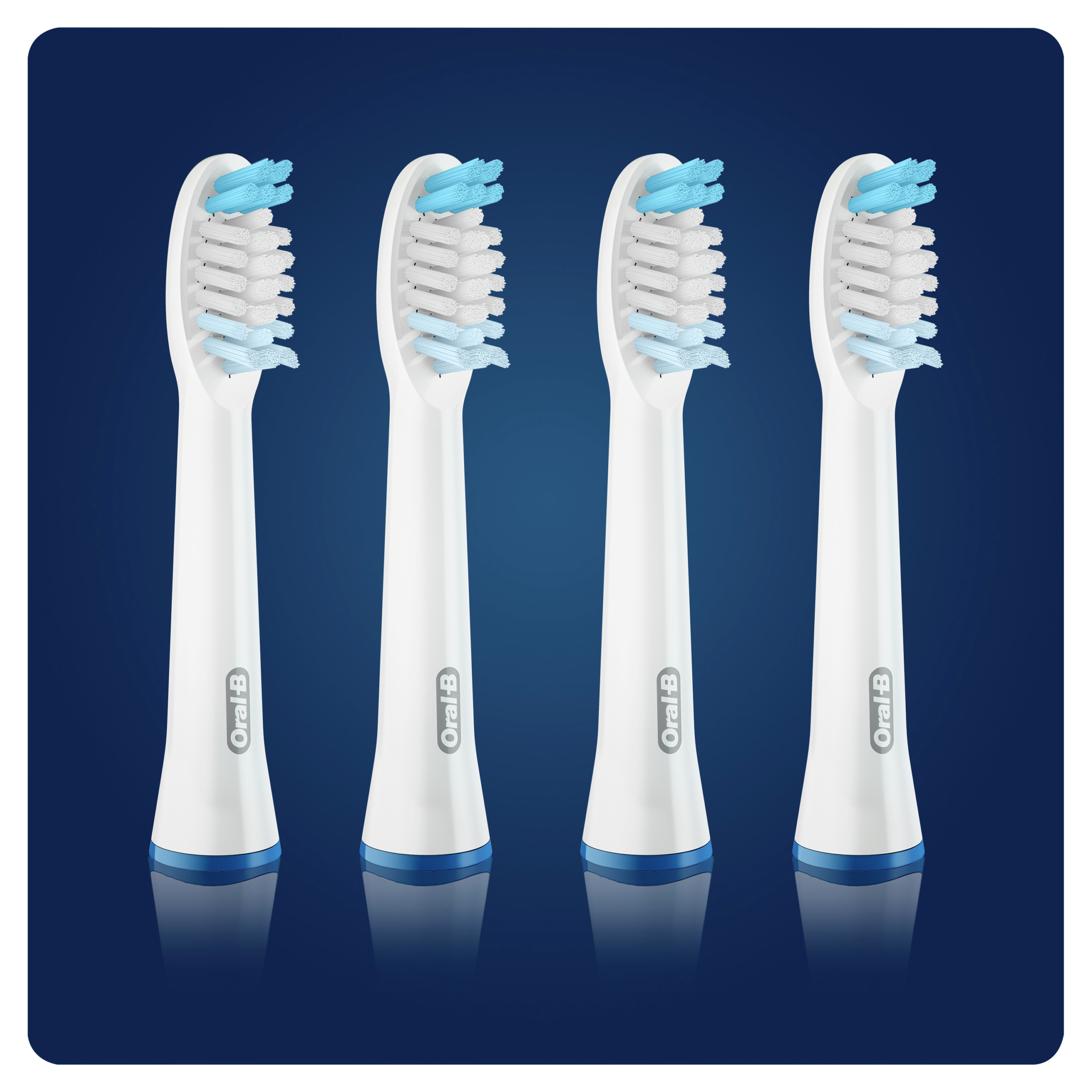 Oral-B PULSONIC Clean keskmise tugevusega hambaharja otsikud - Clean (SR32-4 , 4tk) – Kuva 3