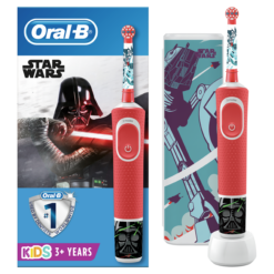 Oral-B Vitality 100 STAR WARS sähköhammasharja (2 kiirust, lastele al. 3.a) + Reisikarp