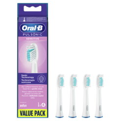 Oral-B PULSONIC Clean pehmed hambaharja otsikud - Sensitive (SR32-4 , 4tk) – Kuva 2