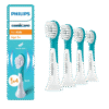 Philips Sonicare For KIDS (3+) -vaihtoharjaspäät lapsille, Mini (pehmeät), HX6034/90 (4 kpl)