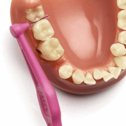 TePe ANGLE 0,4 mm hambavaheharjad ROOSA (0 suurus, 6 tk pakis - pika pidemega interdentaalhari) – Kuva 4
