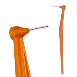 TePe ANGLE 0,45 mm hambavaheharjad ORANŽ (1 suurus, 6 tk pakis - pika pidemega interdentaalhari) – Kuva 2