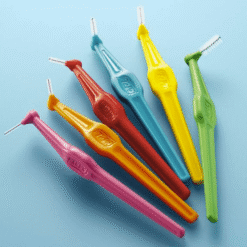 TePe ANGLE Mixed Pack hambavaheharjad KOMBO (6 eri suurust, 6 tk pakis - pika pidemega interdentaalhari) – Kuva 3