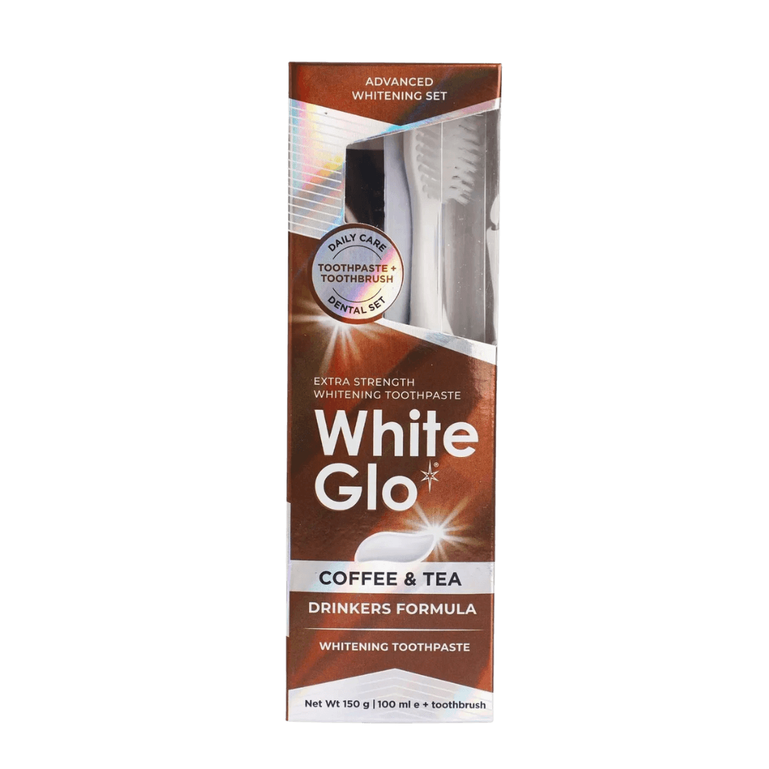 White Glo Coffe & Tea valgendav hambapasta kohvi ja teesõpradele 100ml