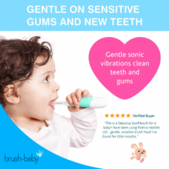 Brush-Baby BabySonic sähköhammasharja väikelastele ROHELINE (kuni 3.a) – Kuva 4