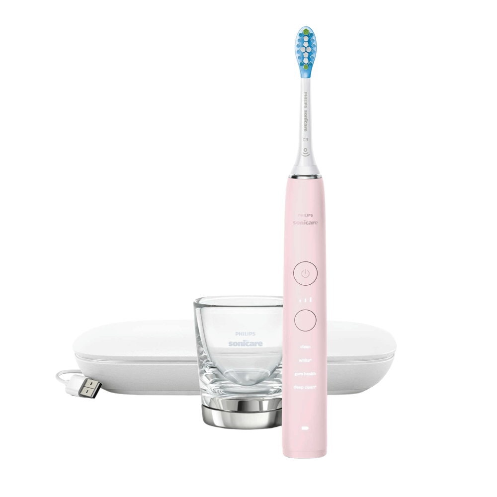 Philips Sonicare DiamondClean 9000 PINK sähköhammasharja (HX9911) 4 režiimi, 3 intensiivsuse, surveanduri ja äpiga – Kuva 2
